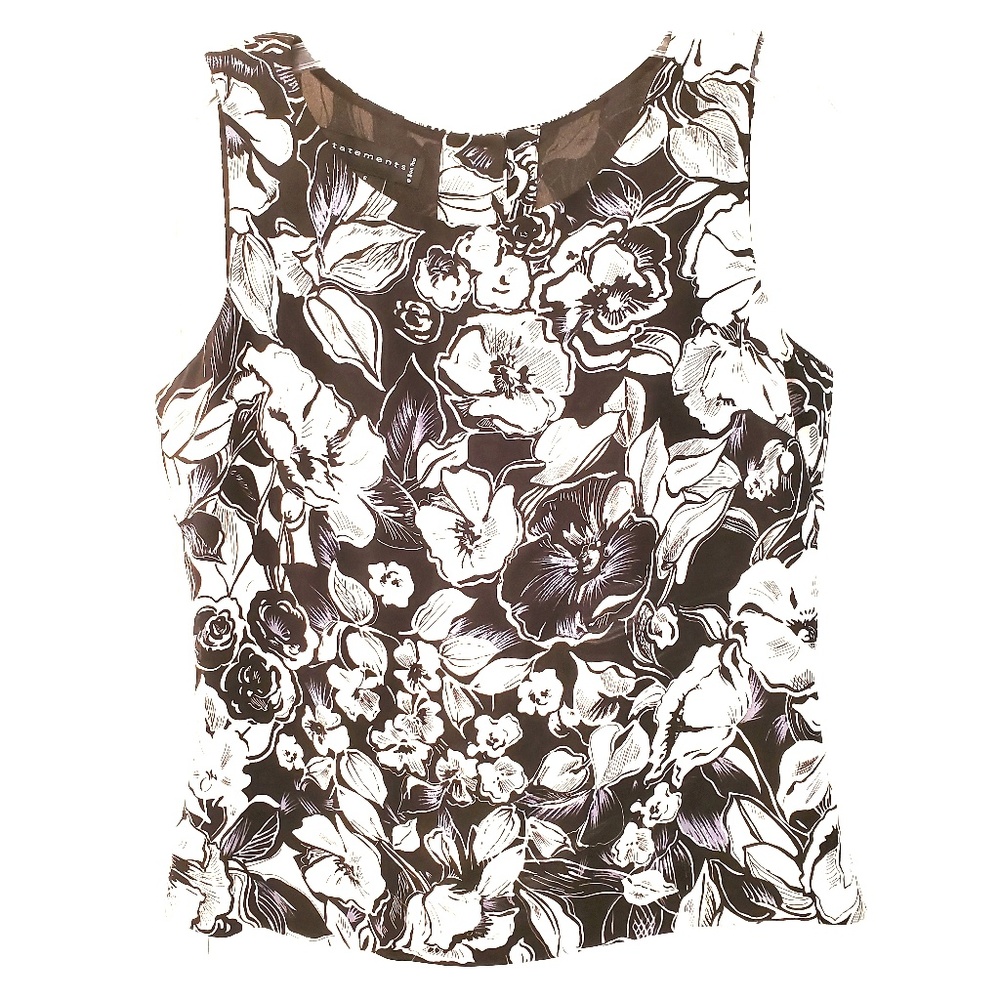 Statements 100% Silk Top